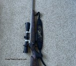 Tikka Roughneck Ember .270 rifle with Leopold scope